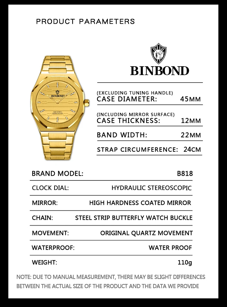 Men's watches BINBOND