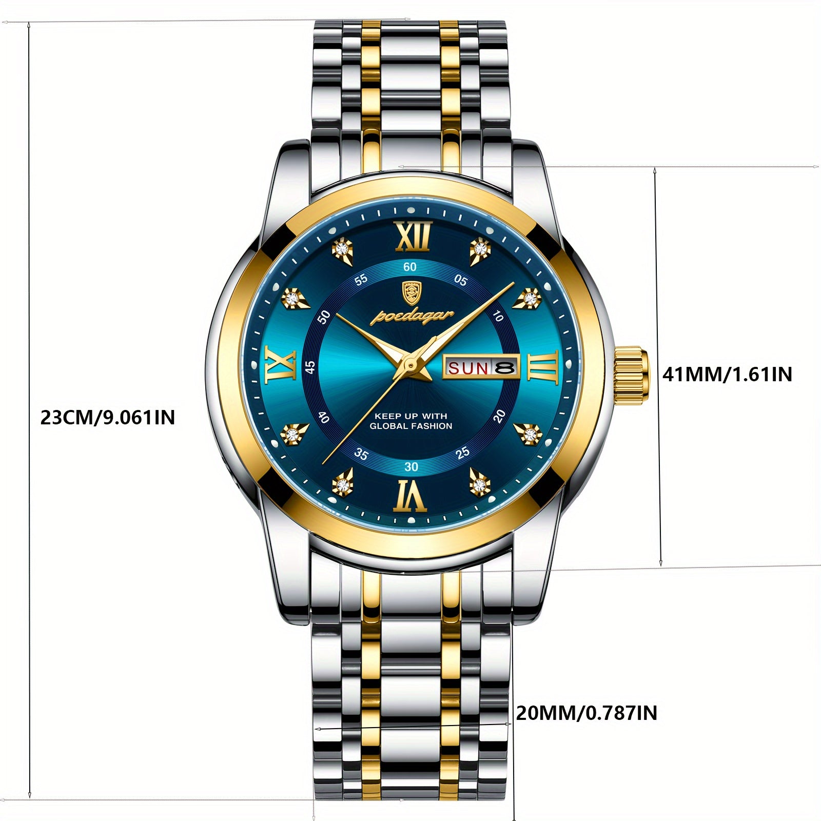 Men's watch POEDAGAR