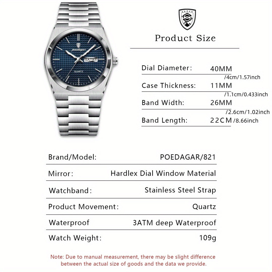 Men's watch POEDAGAR